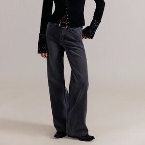 We the Free Tinsley Baggy Women's Black Jeans